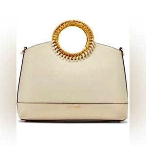 Anne Klein Tote with Optional Shoulder Strap and Removable Zip Pouch